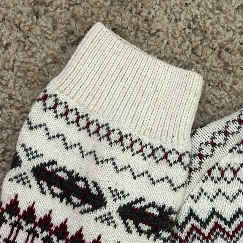 Vintage Thick Patterned Sweater - Picture 8 of 13